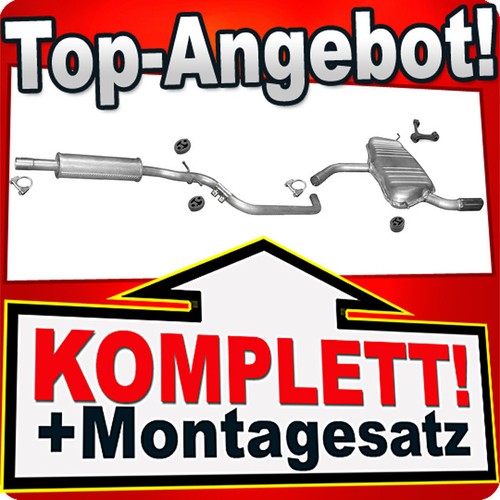 Auspuff für audi 1 6 - für,